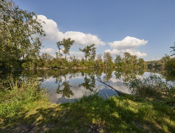 Hier sehen Sie den Silbersee am Engfurter Pilgerweg