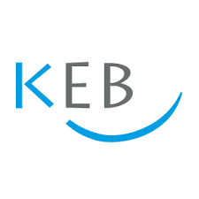 KEB Logo Blau auf Weiß