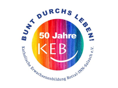 KEB RIS Rottal-Inn-Salzach 50 Jahre Logo