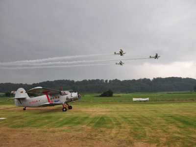 Flugzeuge auf dem Flugfest