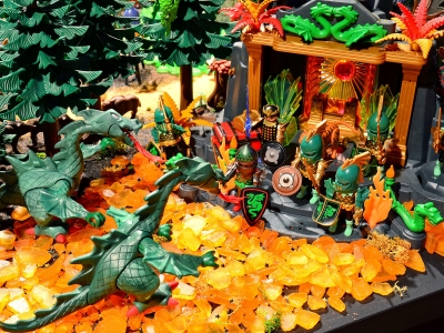 Playmobil Spielszene: Drachenkampf