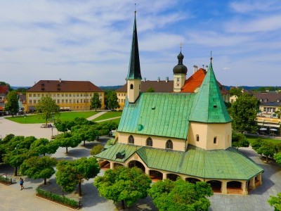 Außenaufnahme der Gnadenkapelle Altötting