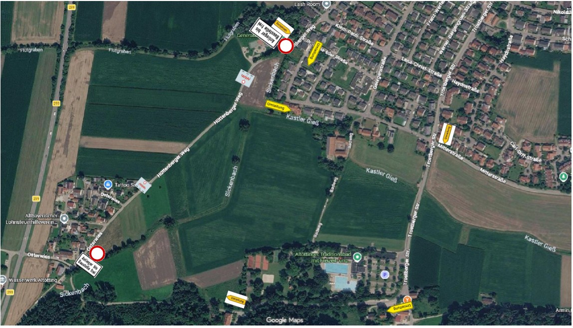 Umleitung_Osterwies_Huettenberger_Weg