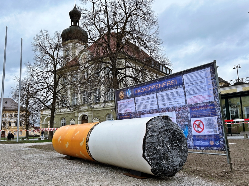 Stadt Altötting, Rotary Altötting Burghausen, Aktion #AÖKIPPENFREI