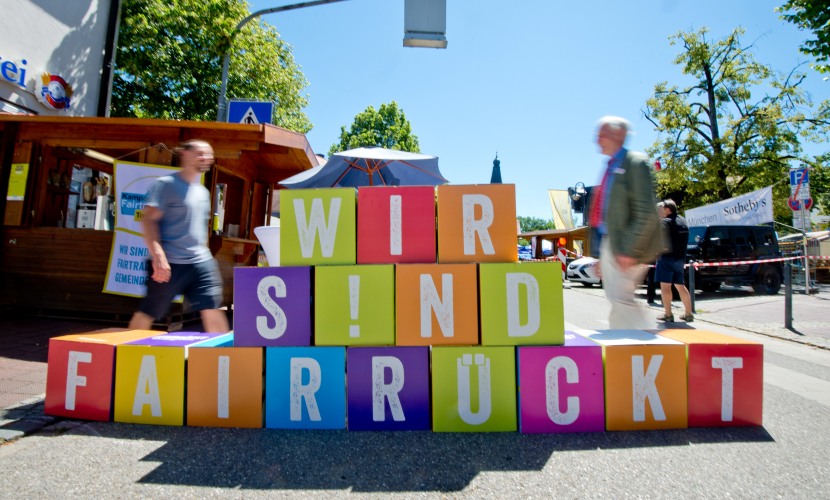 Stadt Altötting, Fairtrade, Wir sind fairrückt, Foto FTT Robert Brouczek